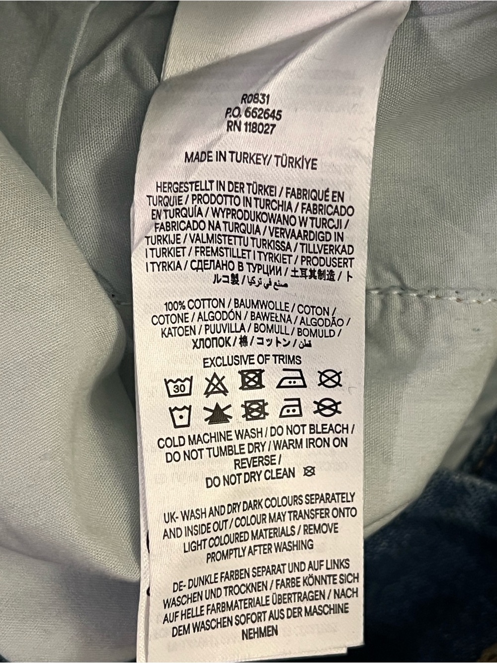 Boden Mid Rise Wide Leg Stitch Detail Pleated Jeans Women’s Size 26 Long - Picture 12 of 13